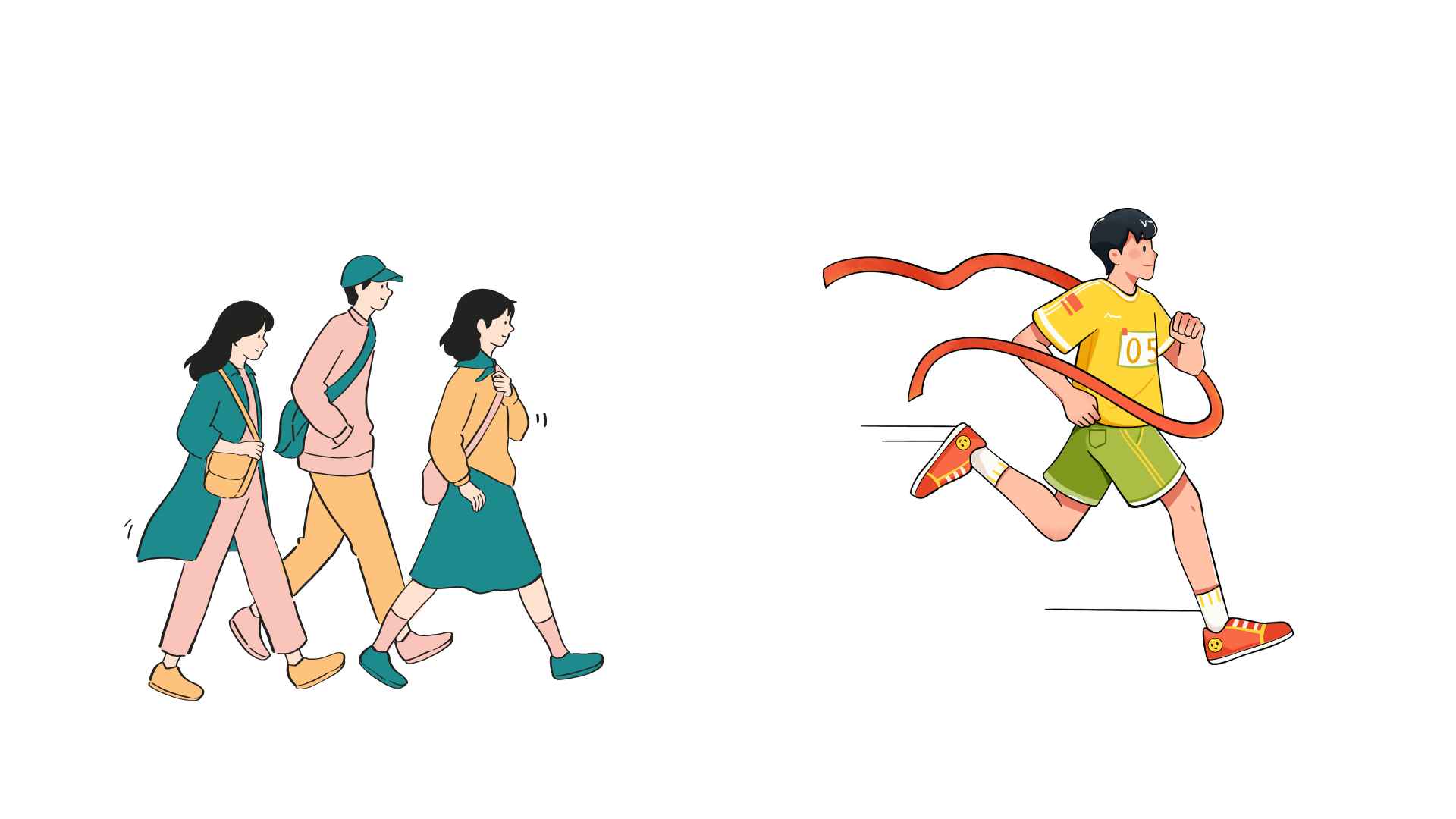 Fast walking for 15 minutes each day helps improve health and reduce belly fat effectively. Graphic photo: Huong Son
