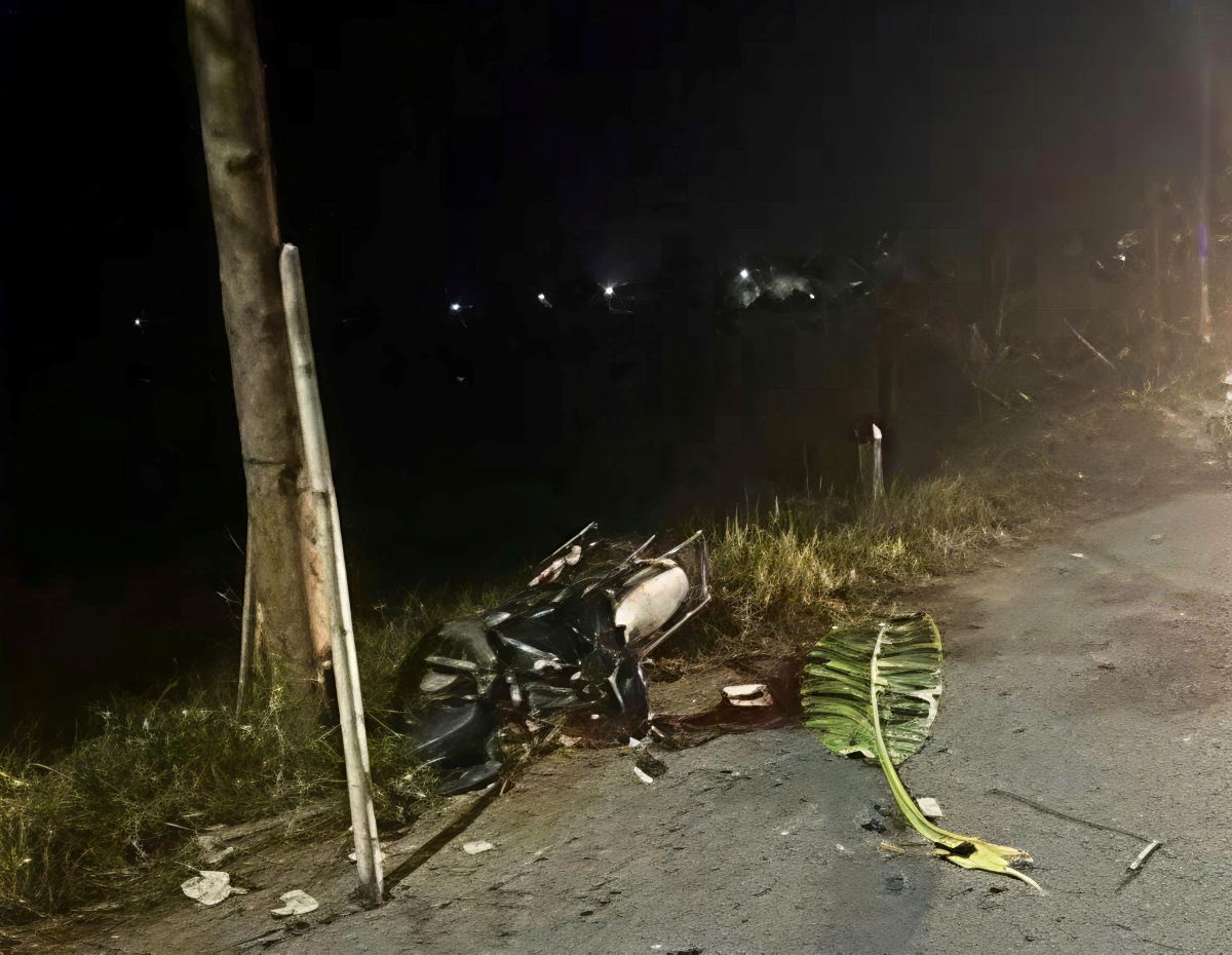 Scene of the accident. Photo: Hai Phong Traffic Safety Board