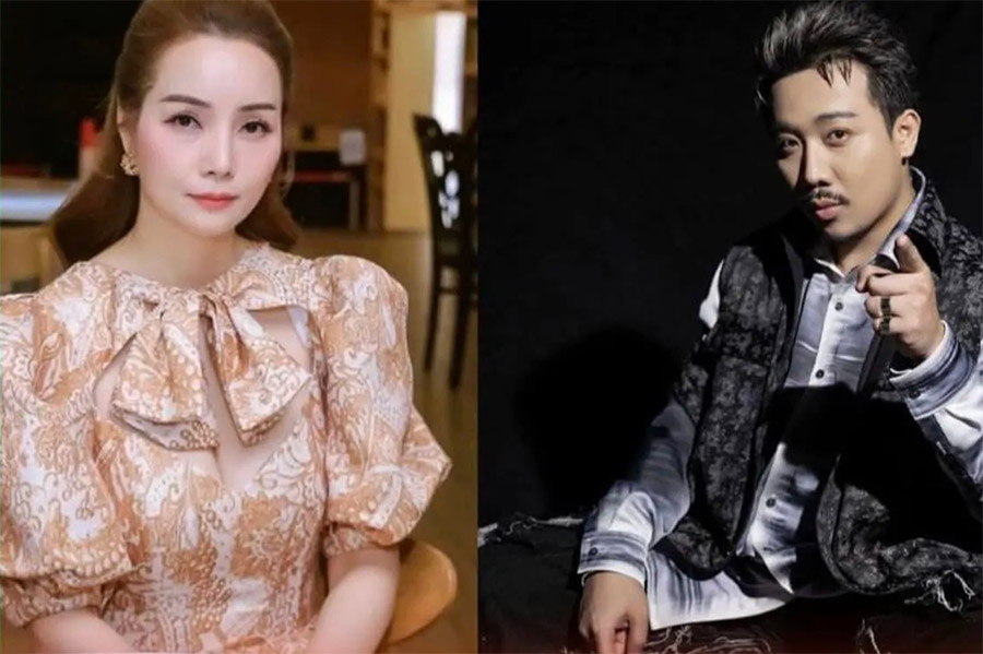 Mai Thu Huyen and Tran Thanh. Photo: Producer