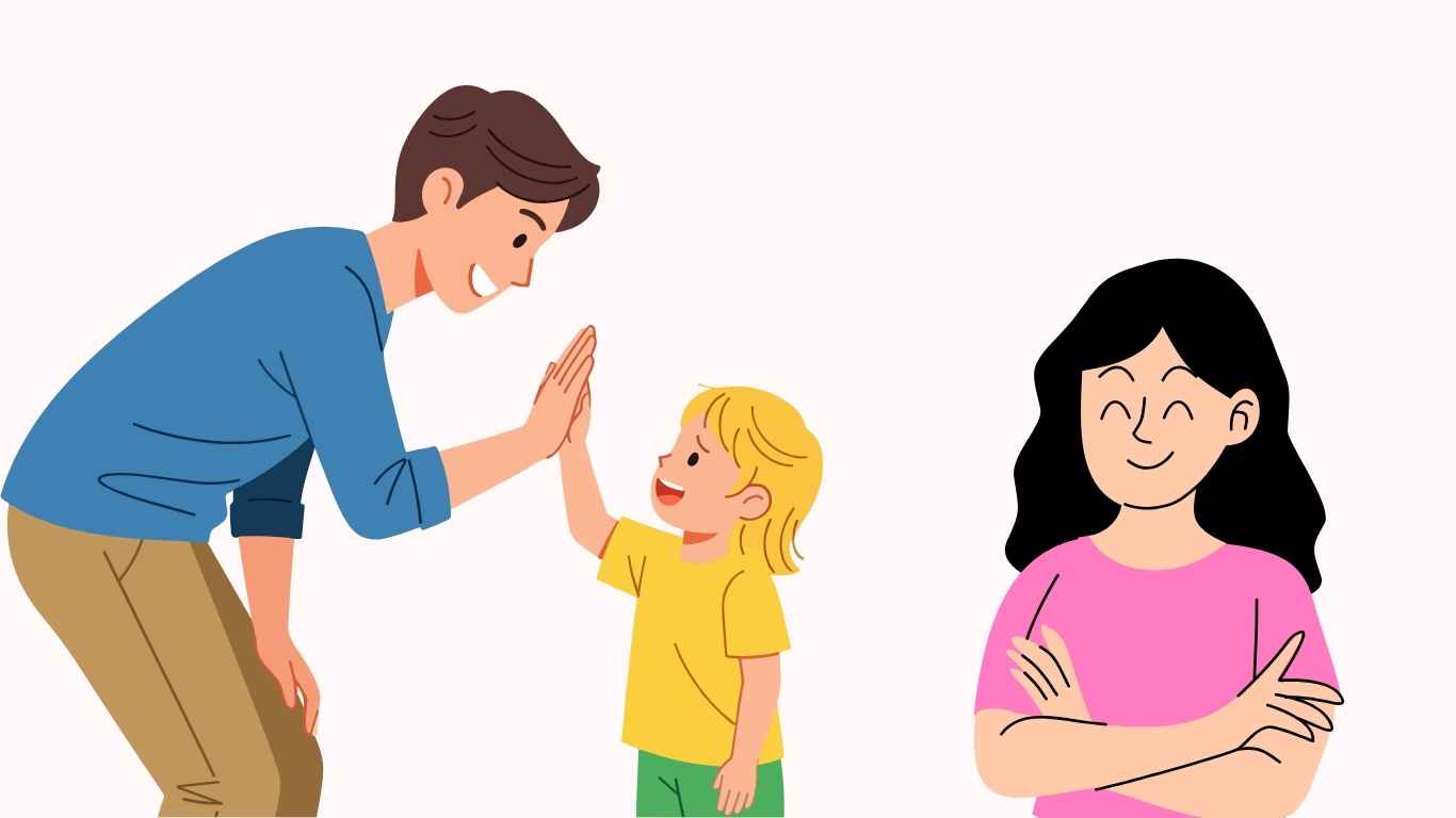 The process of raising children reveals 3 special advantages of fathers that mothers find difficult to replace. Graphic photo: Hoang Loc