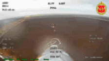 Russian UAV attacks Ukrainian UAV. Photo: Russian Ministry of Defense