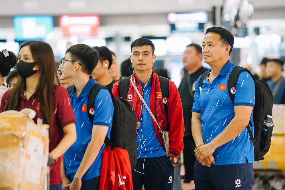 Thầy trò huấn luyện viên Nguyễn Đình Hoàng có sự chuẩn bị kĩ lưỡng trước giải Đông Nam Á. Ảnh: Quốc Khanh