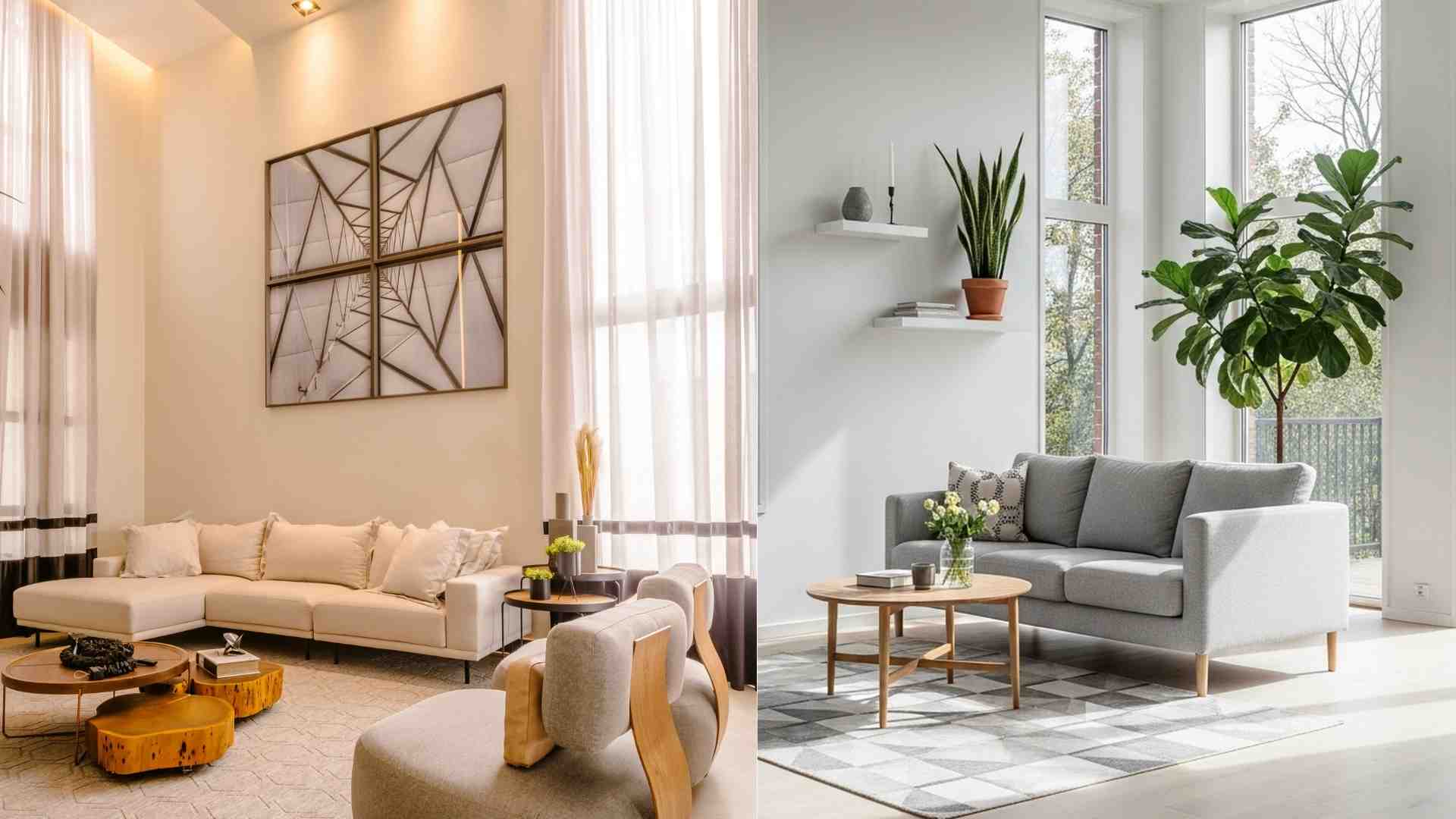 Arrange the living room to keep the space harmonious and airy. Graphics: Ha May