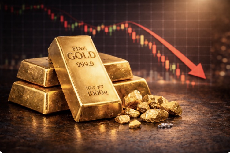 World gold prices continue to fall. Photo: Khuong Duy