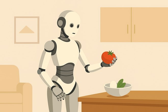 Chip simulating the human brain helps robots recognize movement four times faster than the human eye, opening up the ability to react instantly in self-driving and automated vehicles. Graphics: Hao Thien