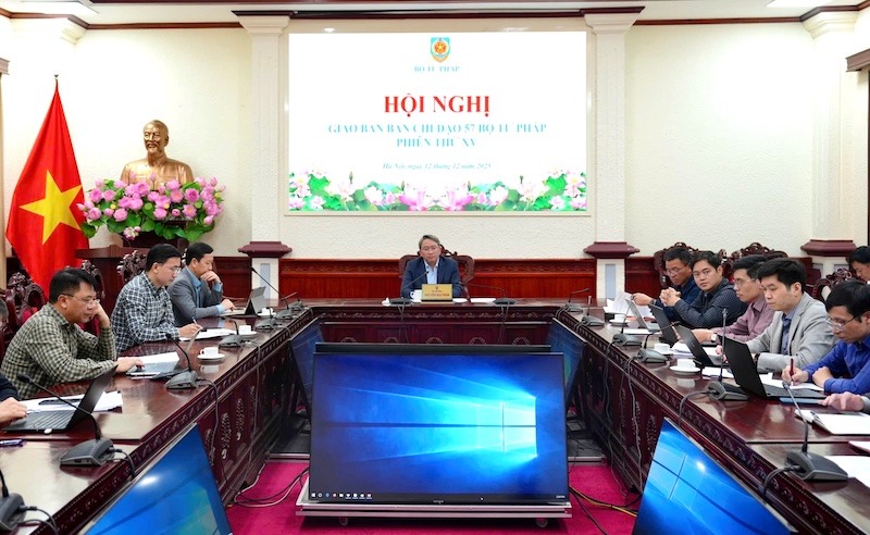 Trong nhiệm kỳ 2021-2025, ngành Tư pháp ghi nhận “kỷ lục” về khối lượng lập pháp. Ảnh: Bộ Tư pháp