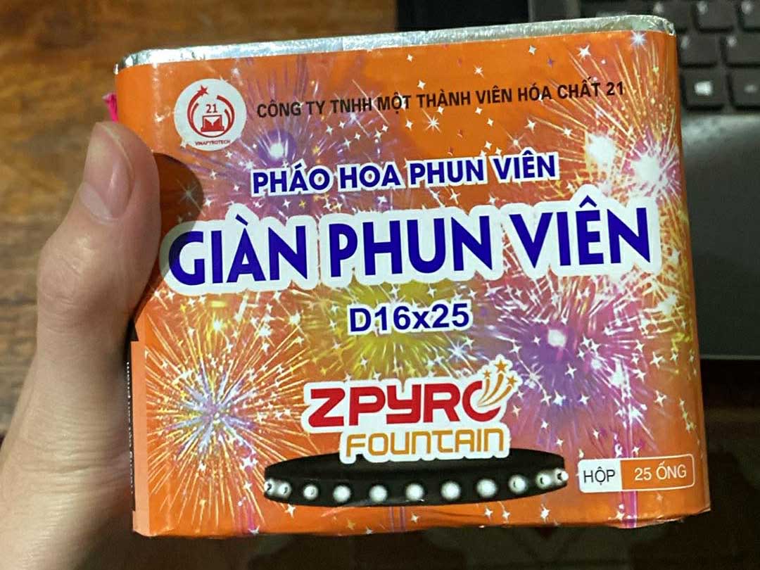 Pellet fireworks are produced according to national defense standards. Photo: Song Huu