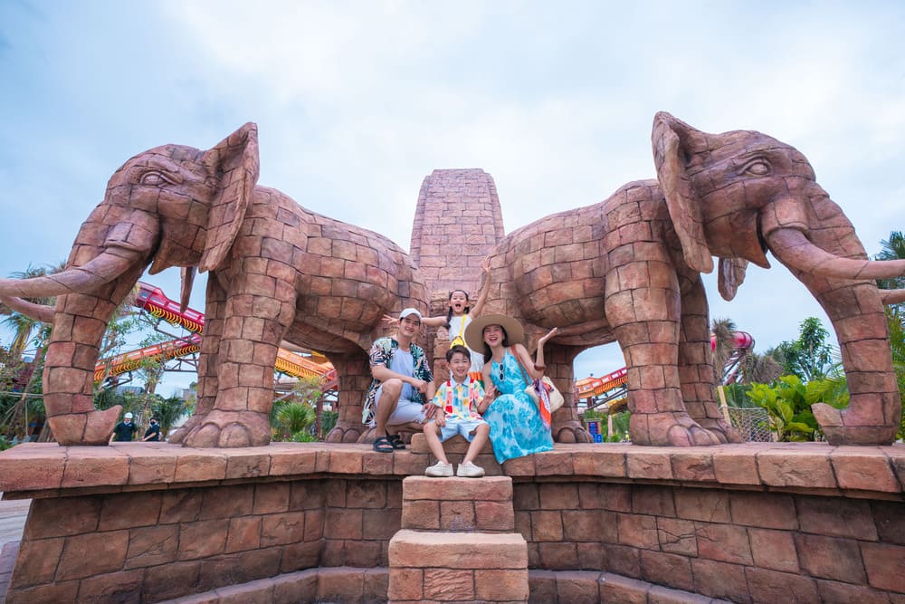 Vung Tau Water Park, which has just been opened, is an indispensable check-in destination for tourists during Tet 2026. Photo: Thanh Son