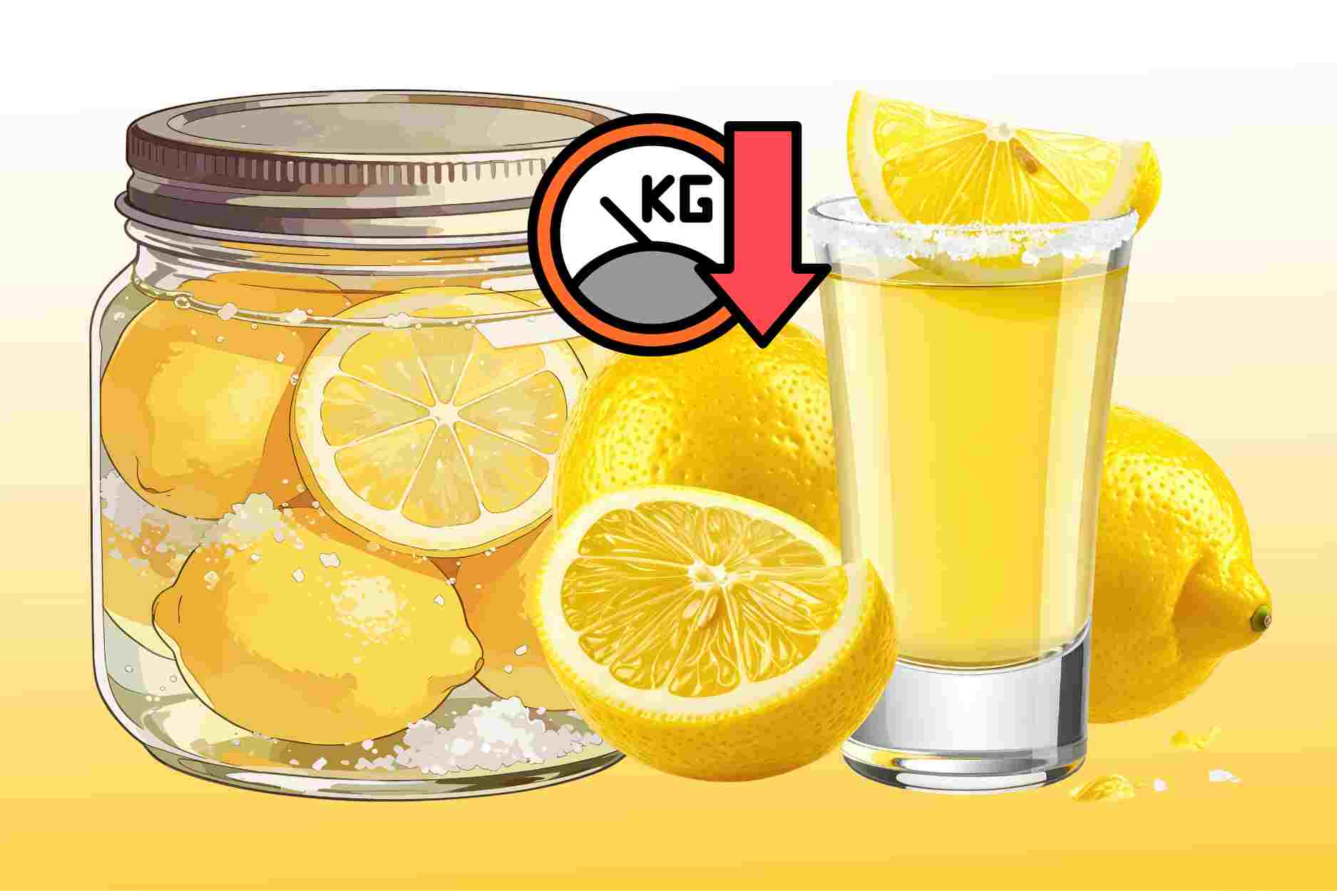Time to drink lemon salt water to help lose weight and fight boredom during Tet