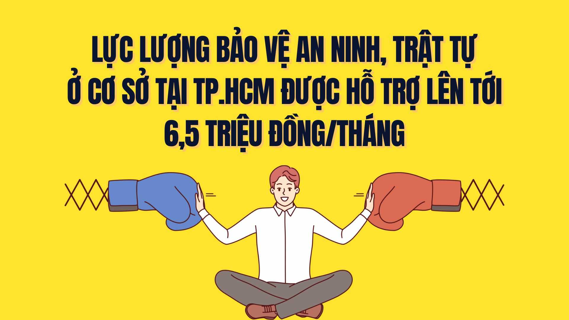 Security and order protection forces at the grassroots level in Ho Chi Minh City are supported up to 6.5 million VND/month. Graphics: Tra My