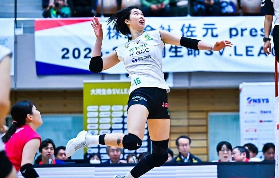 Player Tran Thi Thanh Thuy plays in Japan so she did not return to Vietnam to celebrate Tet. Photo: Gunma Green Wings.