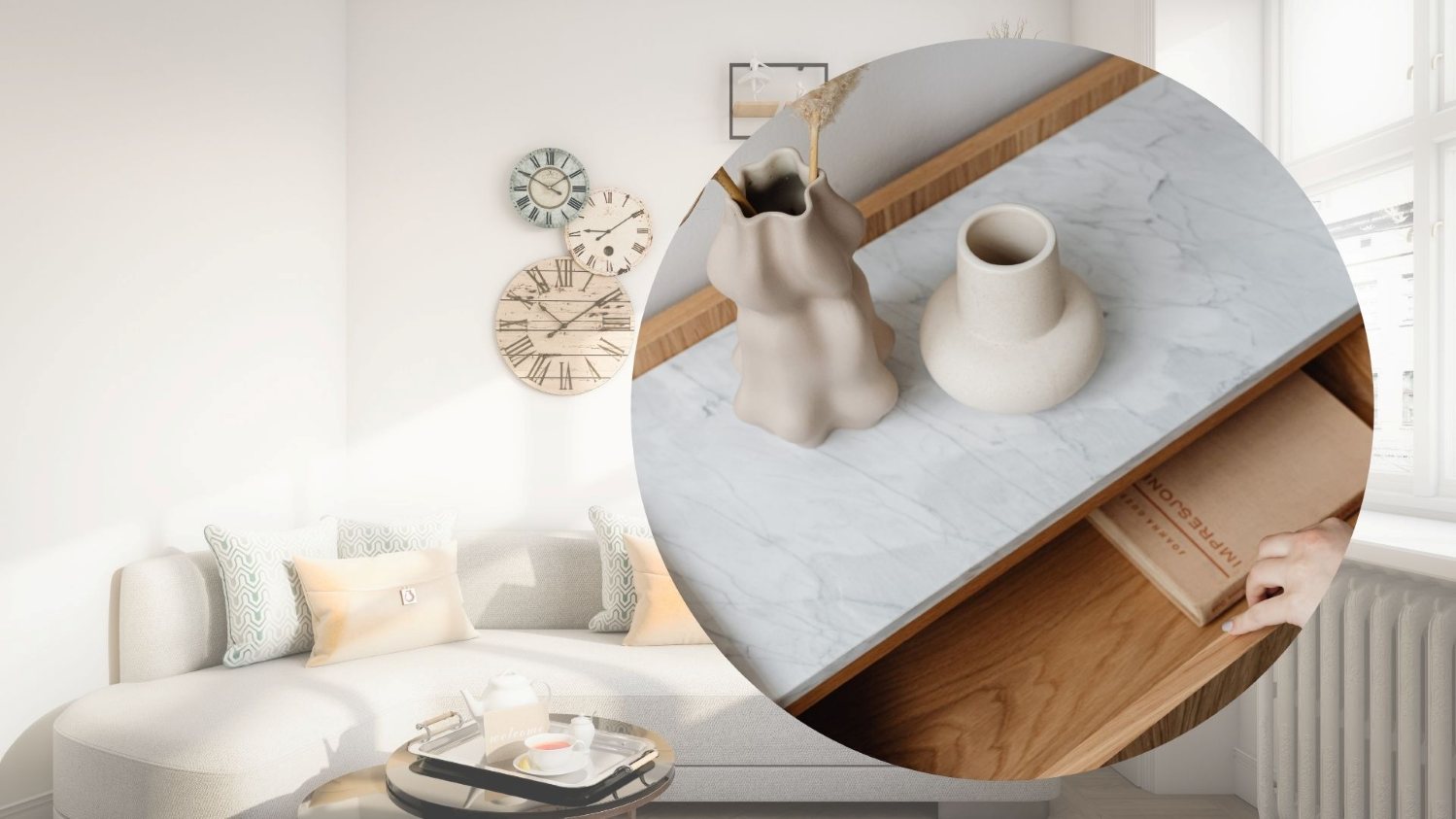 Choosing suitable furniture not only helps the living space become more comfortable. Graphics: Thanh Thanh