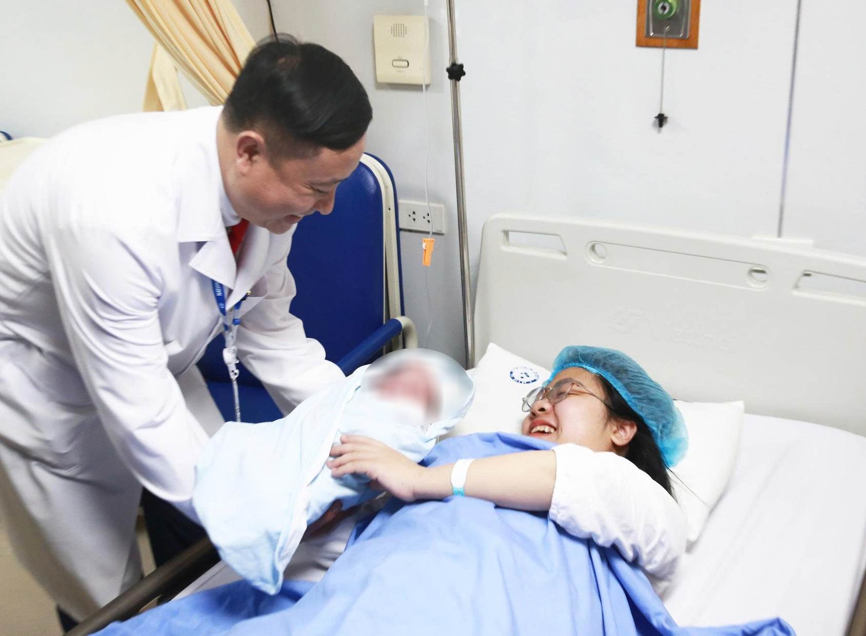 Công dân nhí chào đời tại Bệnh viện Phụ sản Trung ương. Ảnh: BVCC