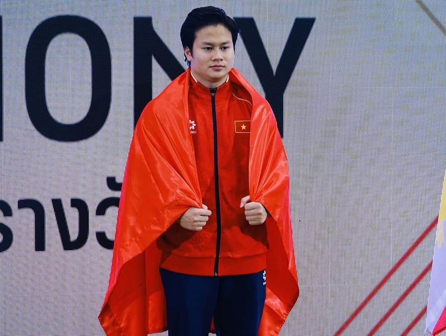 Khánh Phong rất kỳ vọng đổi màu huy chương tại ASIAD 20. Ảnh: Minh Dân