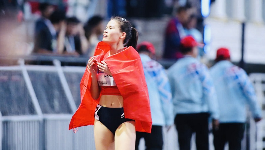 Nguyễn Thị Ngọc là chân chạy tuổi Ngọ có chuyên môn của thể thao Việt Nam. Ảnh: Minh Dân