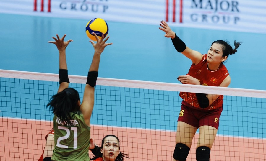 배구 선수 Vi Thi Nhu Quynh은 베트남 스포츠의 황금 얼굴 중 하나입니다. 사진: Minh Dan