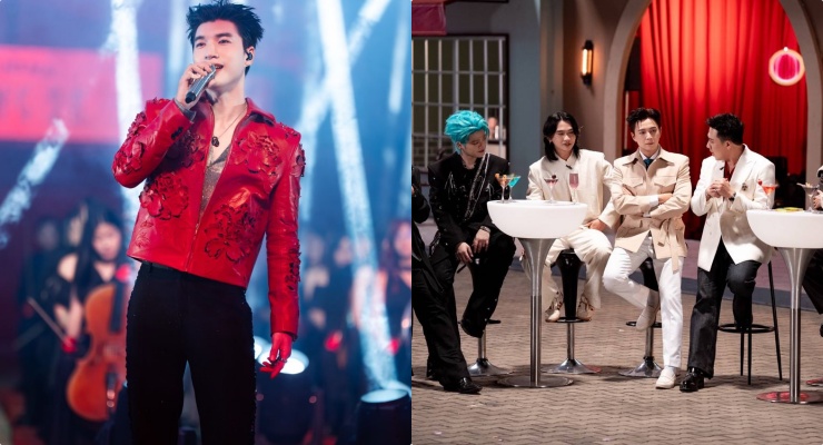 HIEUTHUHAI and the stars in Wave 26. Photo: Vie Chanel.