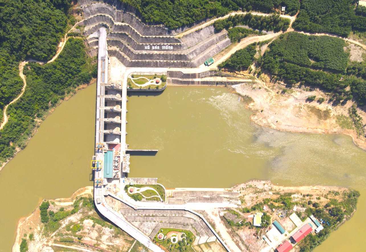 Dự án Hồ chứa nước bản Mồng. Ảnh: Ngọc Anh