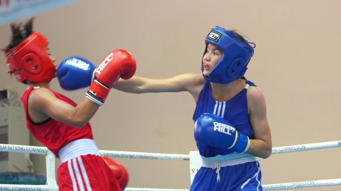 Vietnamese boxing is very focused on preparing professionally for the 2026 Youth Olympic Qualifiers which will be held after Tet. Photo: Yen Phuong