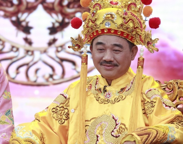 NSND Quoc Khanh is loved for his role as the Jade Emperor in Tao Quan. Photo: VTV
