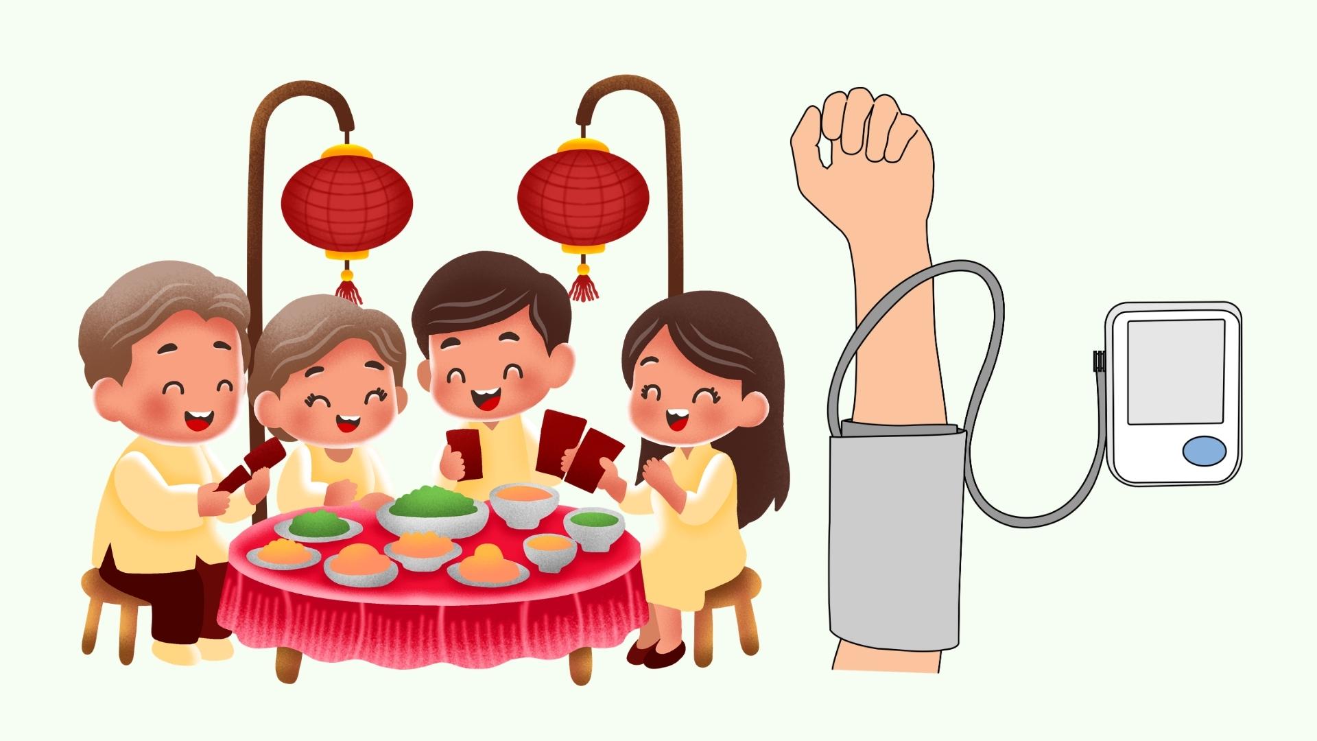 To stabilize blood pressure, you need to pay attention when eating salty dishes during Tet. Graphics: Linh Dan