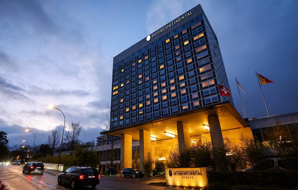 Russia-Ukraine peace talks mediated by the US took place at the InterContinental Geneva Hotel. Photo: TASS