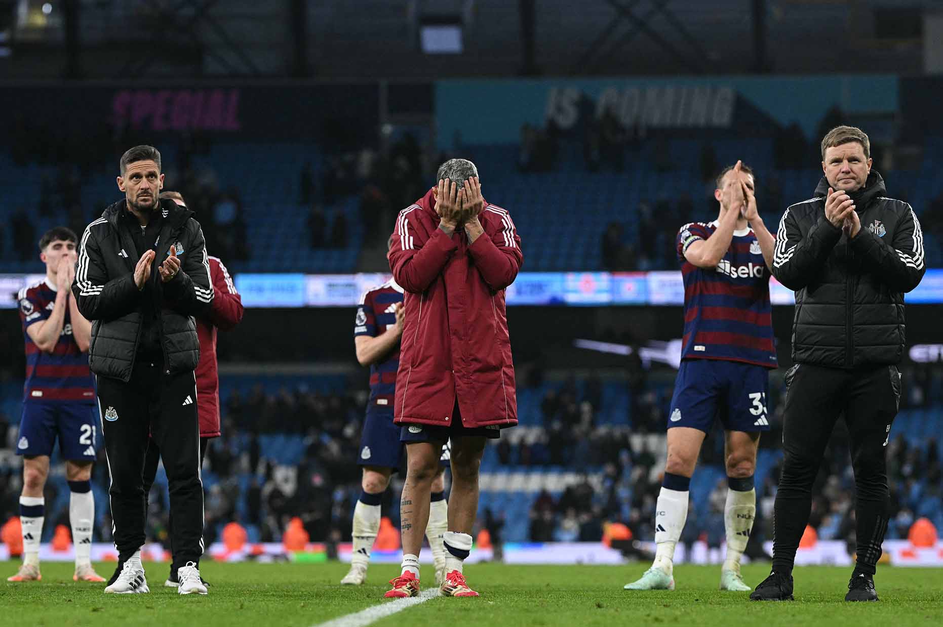 Football score prediction Qarabag - Newcastle in the Champions League. Photo: AFP