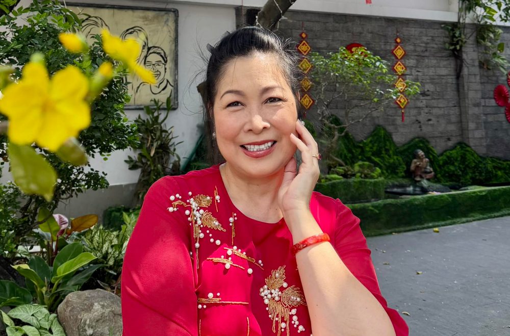 The youthful beauty of the female director is a People's Artist born in the year of Binh Ngo. Photo: NVCC