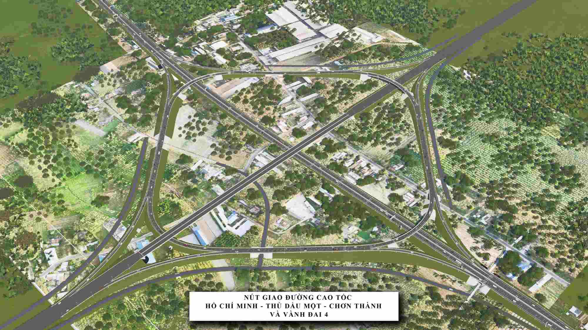 Phối cảnh Vành đai 4 TPHCM