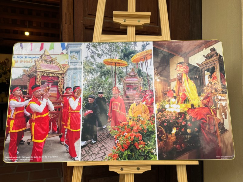 Hình ảnh tư liệu đặt tại chùa. Ảnh: Trí Minh
