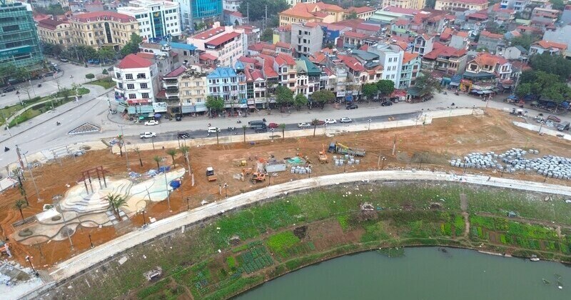 Công viên tỷ đô ven sông Kỳ Cùng dần thành hình