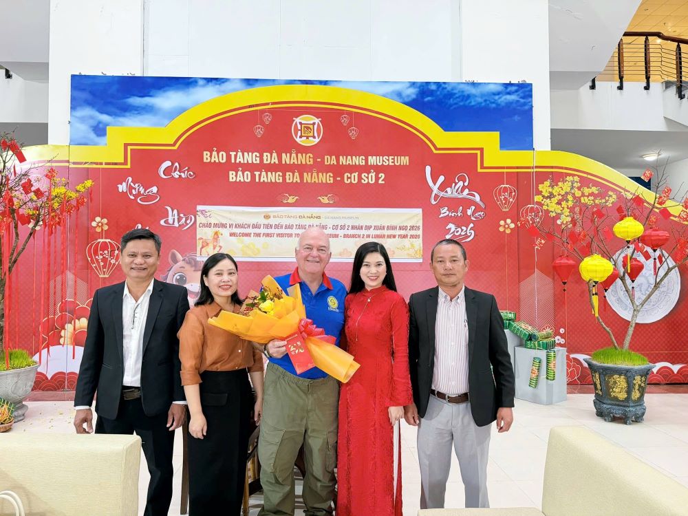 Các cơ sở của Bảo tàng Đà Nẵng đều đồng loạt tổ chức chương trình đón khách tham quan dịp đầu năm mới Bính ngọ 2026. Ảnh: Trần Thi