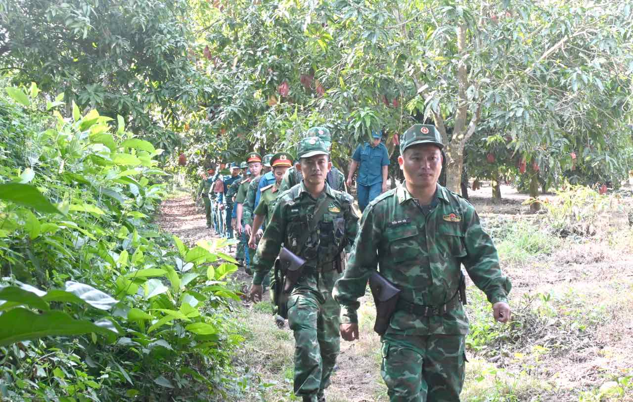 Siết chặt tuyến biên giới An Giang, giữ bình yên dịp Tết
