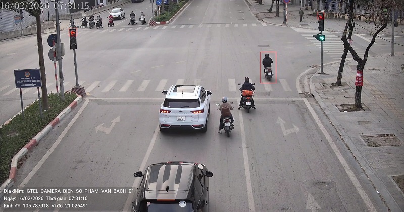 Car owner fined remotely in Hanoi. Photo: Traffic Police Department