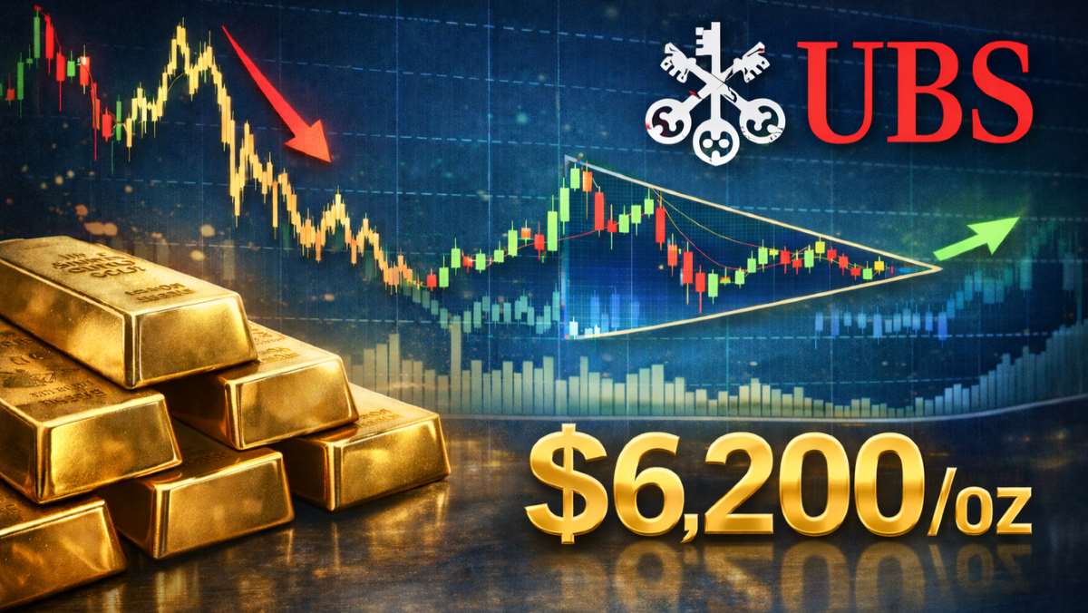 UBS dự báo giá vàng sẽ lên đến 6.200 USD/ounce vào giữa năm 2026. Ảnh: Kitco