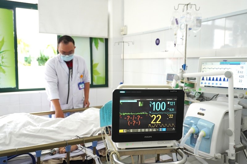 Bệnh viện Đà Nẵng kích hoạt quy trình báo động đỏ, sẵn sàng ứng cứu mọi tình huống trong dịp Tết. Ảnh: Trần Thi 