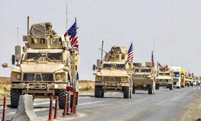 US military vehicles in Syria. Photo: AFP