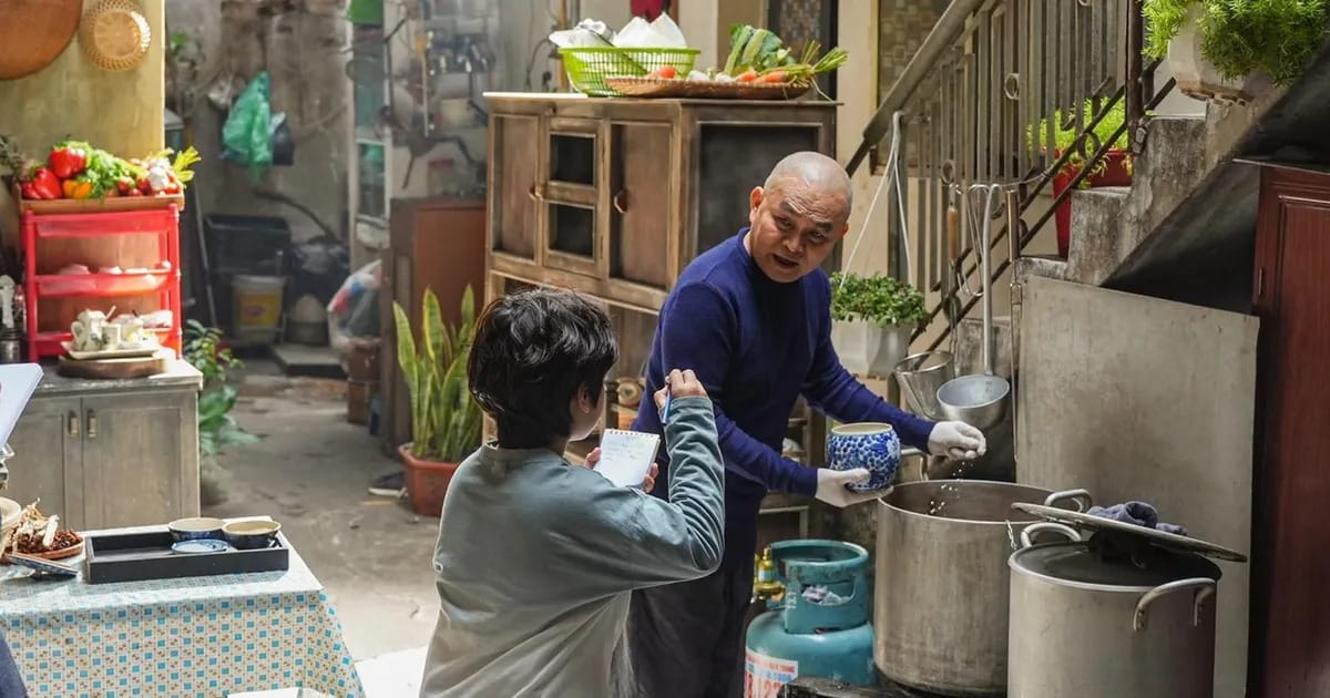 Cảnh trong phim “Mùi phở“. Ảnh Nhà sản xuất.