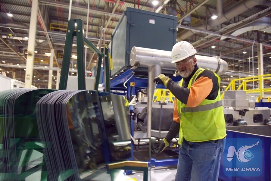 Factory output in the US has just recorded the strongest growth in nearly a year, igniting hope for recovery for the industry that is struggling due to tariffs. Photo: Xinhua