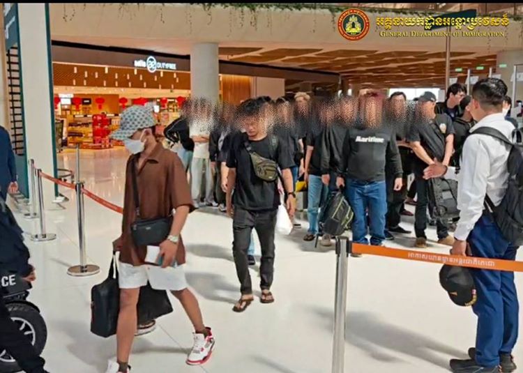 Campuchia trục xuất người nước ngoài vi phạm pháp luật. Ảnh: Tổng Cục Di trú Campuchia