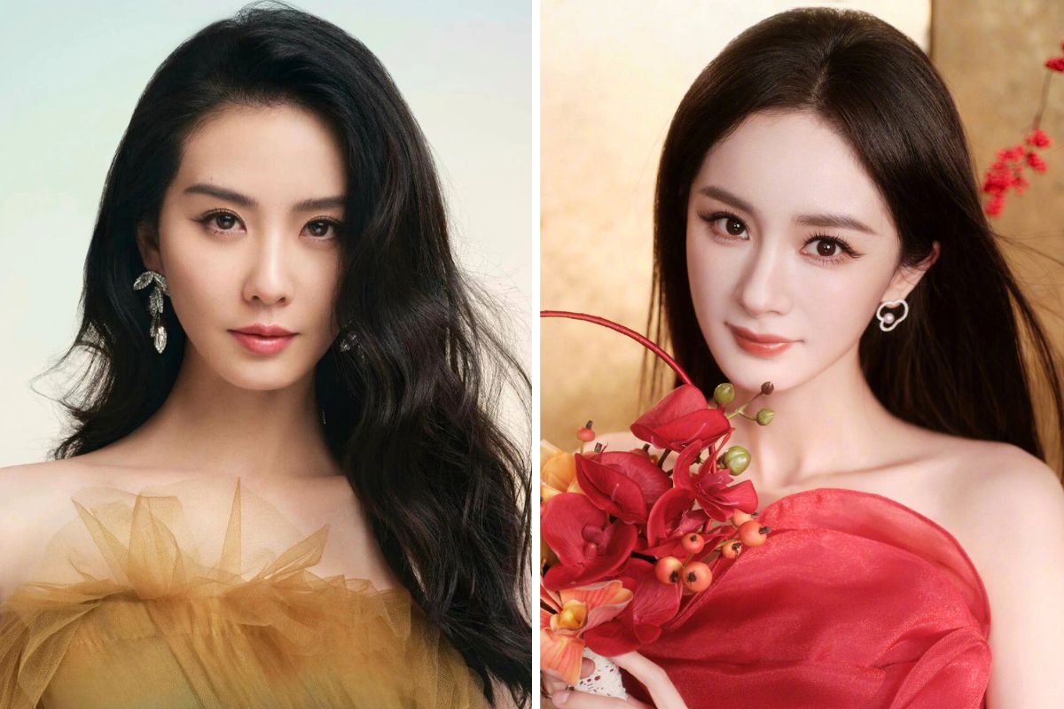 Liu Shishi and Yang Mi. Photo: Xinhua