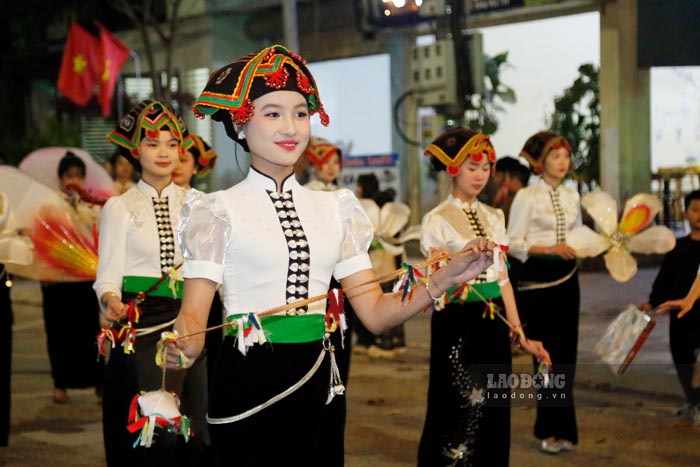 The Culture Festival of ethnic groups in Tuan Giao commune is held in a joyful and exciting atmosphere of a new spring. Photo: Quang Dat