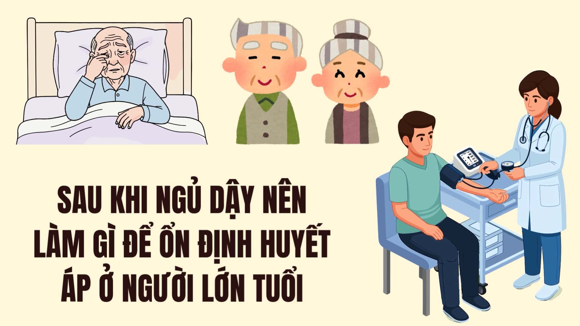 Sau khi ngủ dậy nên làm gì để ổn định huyết áp ở người lớn tuổi