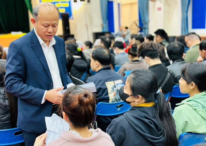 Phường Hòa Cường, Đà Nẵng chi hơn 1,1 tỉ đồng hỗ trợ Tết cho đoàn viên Công đoàn. Ảnh: Trường An