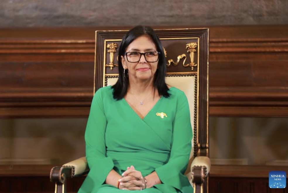 Venezuelan interim President Delcy Rodriguez. Photo: Xinhua