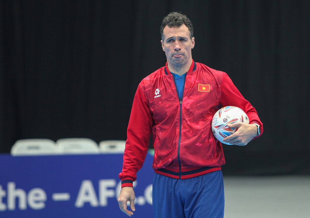 Huấn luyện viên Diego Giustozzi của đội tuyển futsal Việt Nam. Ảnh: VFF
