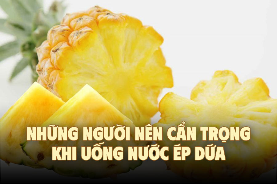 Personas que deben tener cuidado al beber zumo de piña