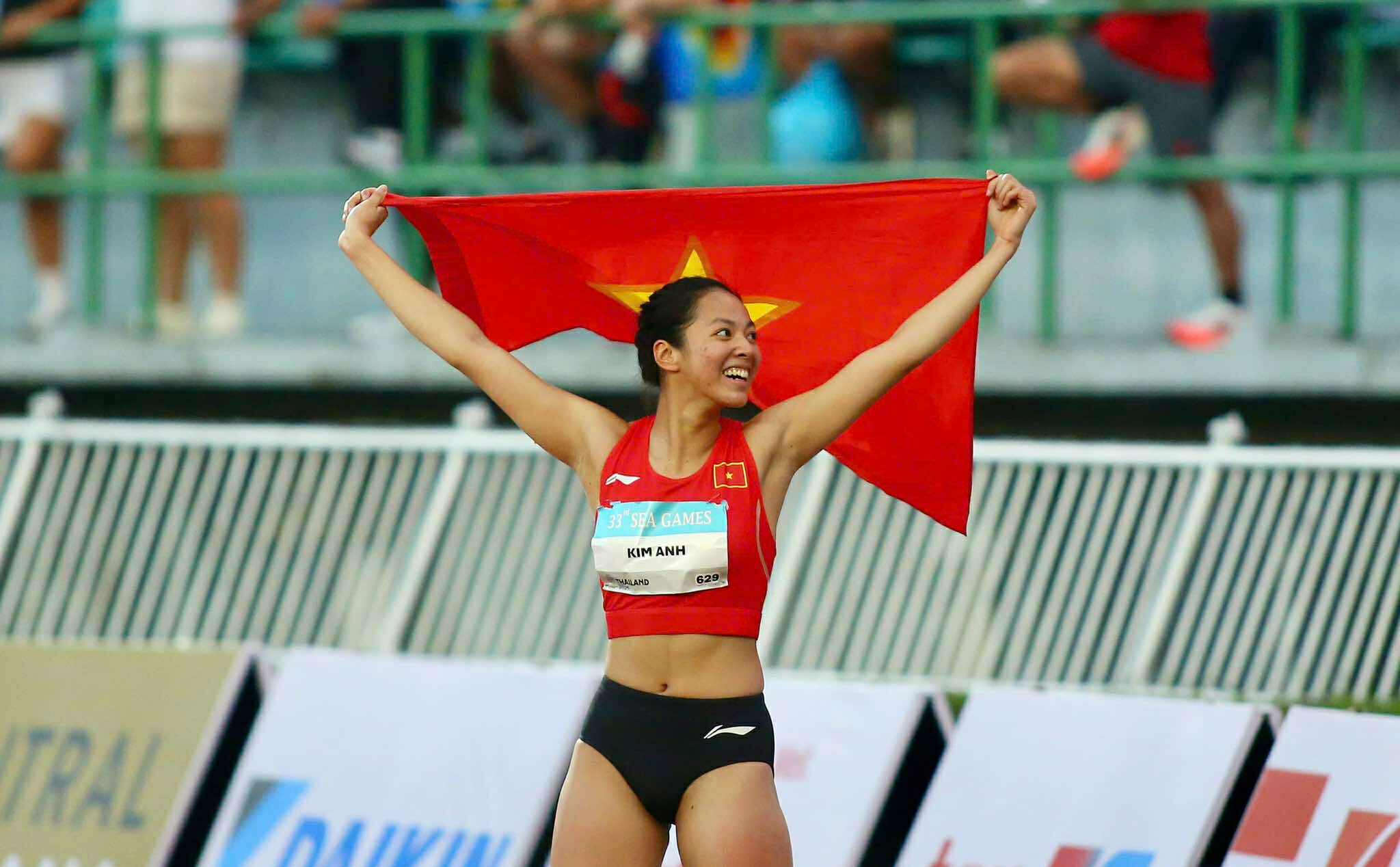 Bui Thi Kim Anh will compete in the 2026 Asian Indoor Athletics Championships. Photo: Minh Anh