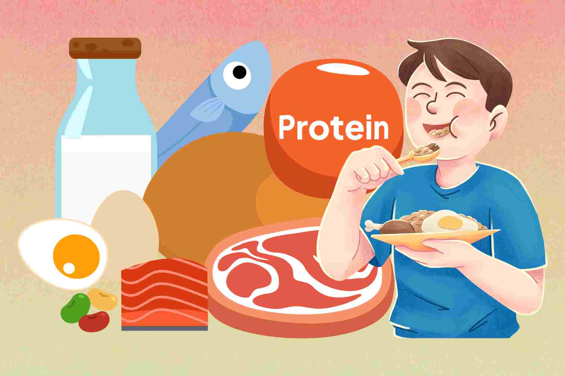 Losing weight is easier with tips for choosing protein properly. Graphics: Cat Tien