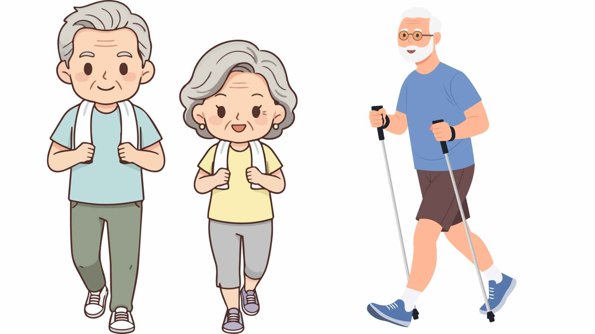 Walking properly will be good for health. Graphics: Ha May